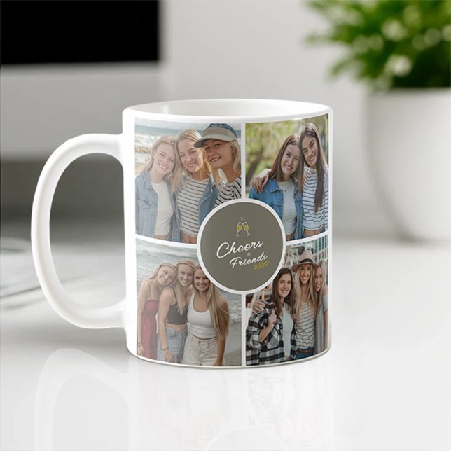 Benutzerdefinierbare 8-Foto Collage sorgt für Freu Kaffeetasse (Von Creator hochgeladen)