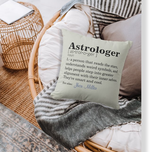 Benutzerdefinierbare Astrologerdefinition Kissen (Von Creator hochgeladen)