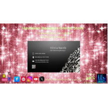 Benutzerdefinierbare, bearbeitbare elegante Black