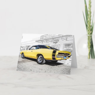 Benutzerdefinierbare Grußkarte für Frisierte Autos Feiertagskarte