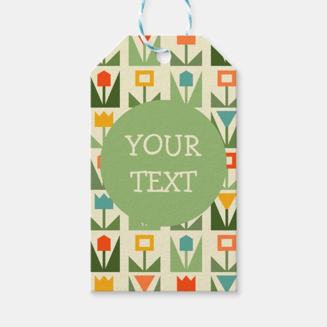 Benutzerdefinierbare Osterpräsenzettel Geschenkanhänger (Vorderseite)