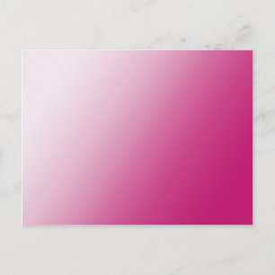 Benutzerdefinierbare Postkarte mit Hot-Pink-Farbve