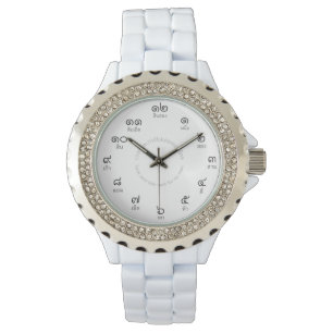 Benutzerdefinierbare Thai-Nummern anzeigen Armbanduhr