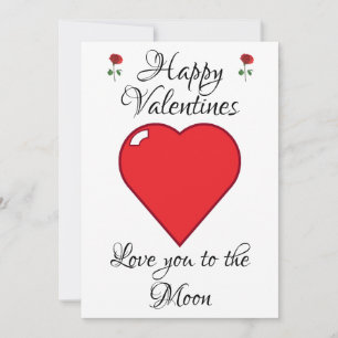 Benutzerdefinierbare Valentinstag Cards Herzmond Feiertagskarte