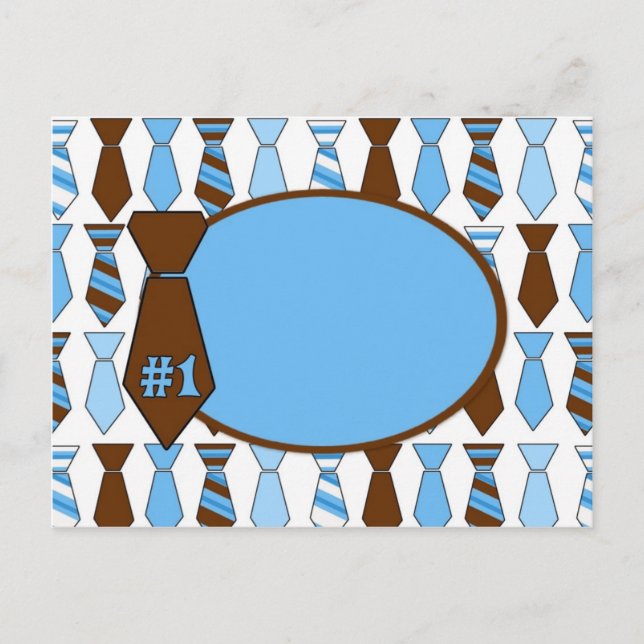 Benutzerdefinierbare Vatertagskarte (4) Postkarte (Vorderseite)