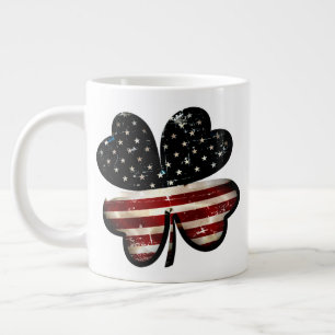 Benutzerdefinierbarer 20oz Irish American Jumbo-Tasse