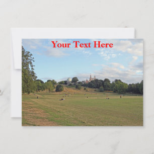 Benutzerdefinierbarer Greenwich Park, London Card