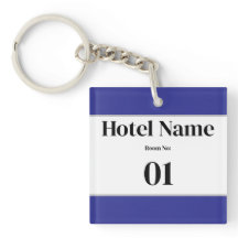 Benutzerdefinierbarer Hotelzimmerschlüsselanhänger