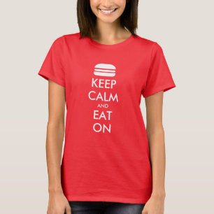 Benutzerdefinierbares Internet-Meme BEHALTE CALM u T-Shirt