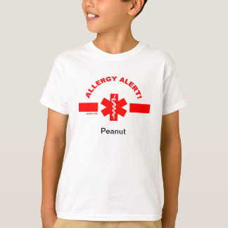 Benutzerdefinierbares KIDS-SHIRT für Allergiealarm T-Shirt