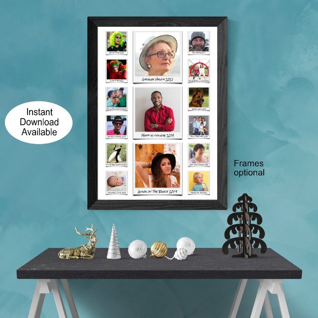 Benutzerdefiniert 15 FotoCollage und Text Poster (Von Creator hochgeladen)