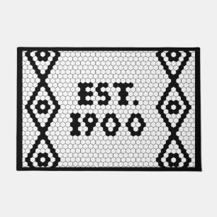 Benutzerdefiniert 1900 Hex Tile Doormat 2 Fußmatte