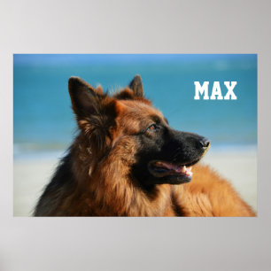 Benutzerdefiniert 1 Foto und Name Familienangehöri Poster