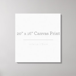 Benutzerdefiniert 20 X 16 Leinwand