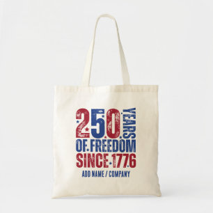 Benutzerdefiniert 250 Jahre Freiheit seit 1776 Pat Tragetasche