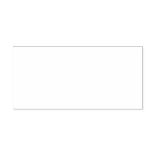 Benutzerdefiniert 2,9" x 1,4" Briefmarke Permastempel