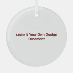 Benutzerdefiniert 3" ornament aus glas