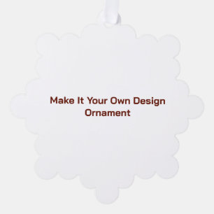 Benutzerdefiniert 5,25" x 5,25" ornament karte