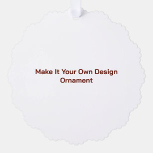 Benutzerdefiniert 5,25" x 5,25" ornament karte