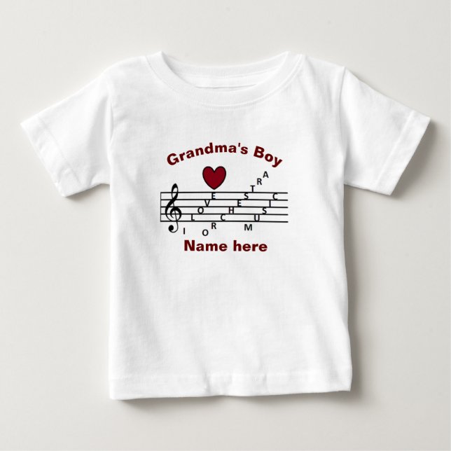 Benutzerdefiniert Baby T-shirt (Vorderseite)