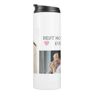 Benutzerdefiniert "Beste Mama je" mit Personalisie Thermosbecher
