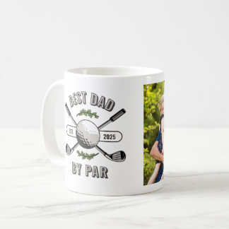 Benutzerdefiniert Bester Papa Nach Par Foto & Jahr Kaffeetasse