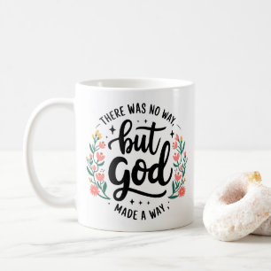 Benutzerdefiniert Christlich Kein Weg außer Gott Kaffeetasse