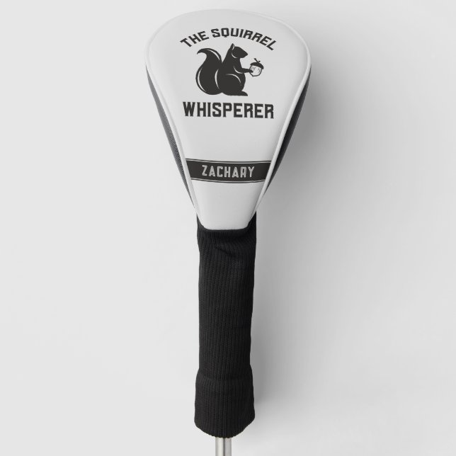 Benutzerdefiniert das Eichhörnchen Whispere | Squi Golf Headcover (Vorderseite)