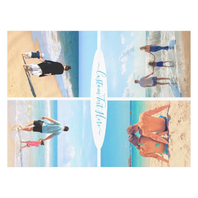 Benutzerdefiniert das Fotomaterial-Tablett mit Tex Tischdecke (Vorderseite (Horizontal))