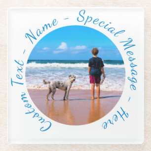 Benutzerdefiniert den Foto-Glass-Untersetzer mit T Glasuntersetzer