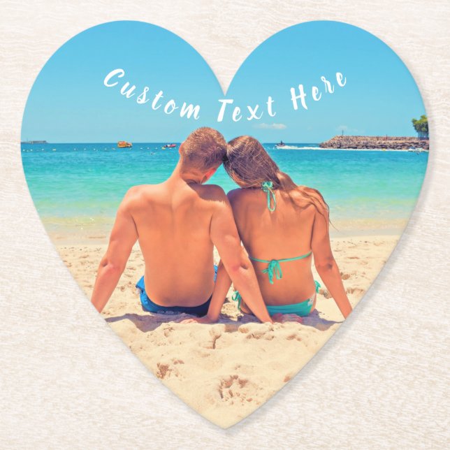 Benutzerdefiniert den PapierUntersetzer des Fotos  Untersetzer (Vorderseite)