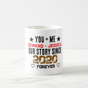 Benutzerdefiniert Du + Ich Unsere Geschichte Bezie Kaffeetasse