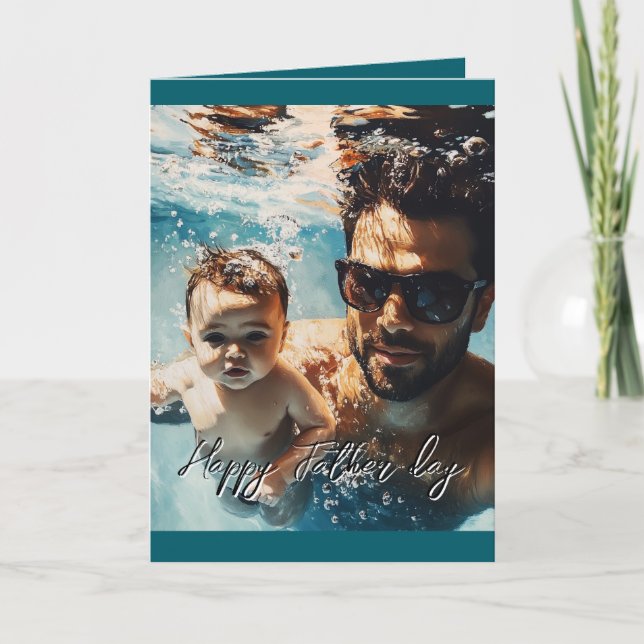 Benutzerdefiniert: ein Foto und eine Meldung in ei Karte (Vorderseite)