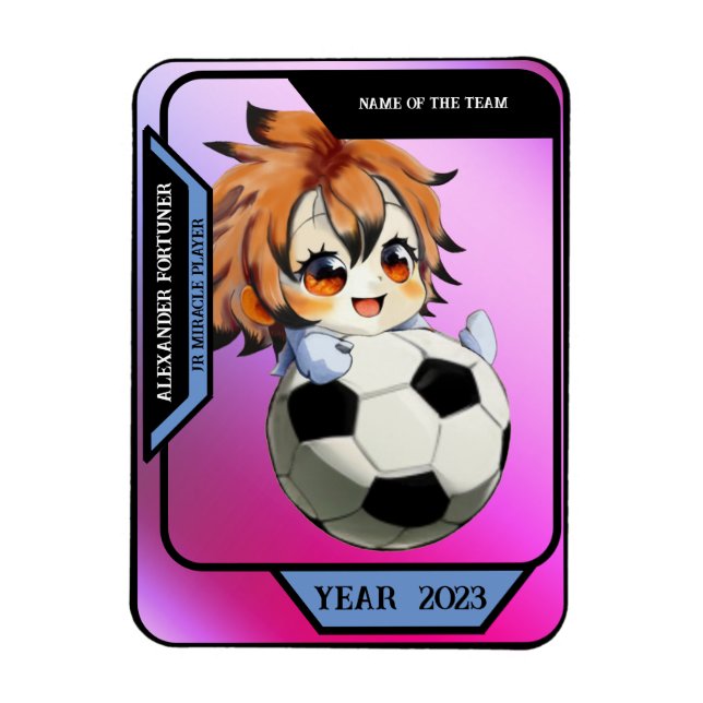 Benutzerdefiniert eine Sportkarte Magnet (Vertikal)