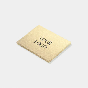 Benutzerdefiniert Einfach Sauber Gold Geschäft Ihr Post-it Klebezettel