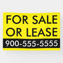 Benutzerdefiniert einfach zum Verkauf oder Leasen  Banner