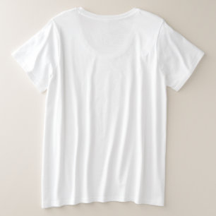 benutzerdefiniert, einzigartig, elegant & minimali große größe T-Shirt