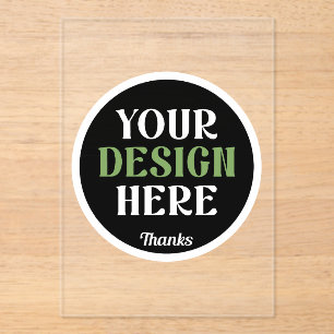 benutzerdefiniert, einzigartig, elegant und minima acryleinladungen