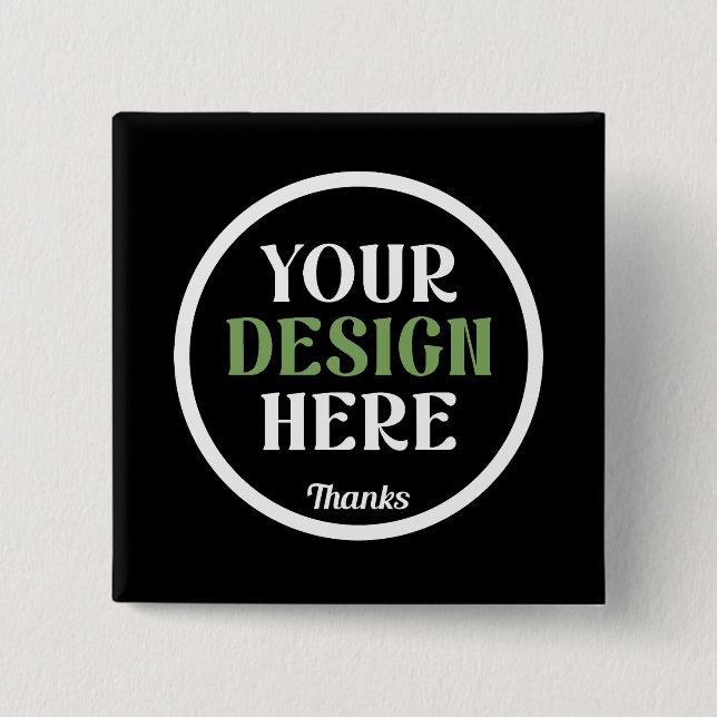 benutzerdefiniert, einzigartig, elegant und minima button (Vorderseite)