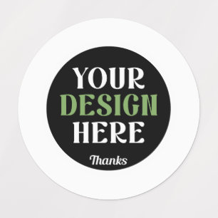 benutzerdefiniert, einzigartig, elegant und minima etiketten