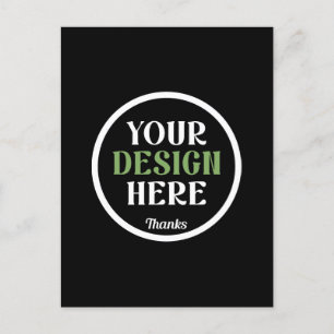 benutzerdefiniert, einzigartig, elegant und minima feiertagspostkarte