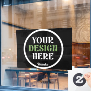 benutzerdefiniert, einzigartig, elegant und minima fensteraufkleber