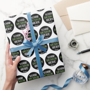 benutzerdefiniert, einzigartig, elegant und minima geschenkpapier