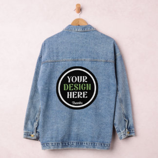 benutzerdefiniert, einzigartig, elegant und minima jeansjacke