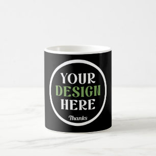 benutzerdefiniert, einzigartig, elegant und minima kaffeetasse