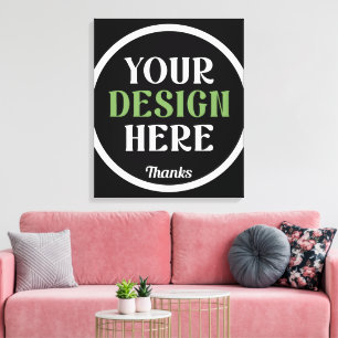 benutzerdefiniert, einzigartig, elegant und minima leinwanddruck