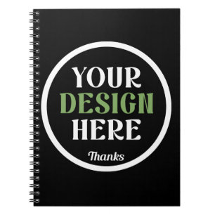 benutzerdefiniert, einzigartig, elegant und minima notizblock