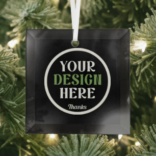 benutzerdefiniert, einzigartig, elegant und minima ornament aus glas