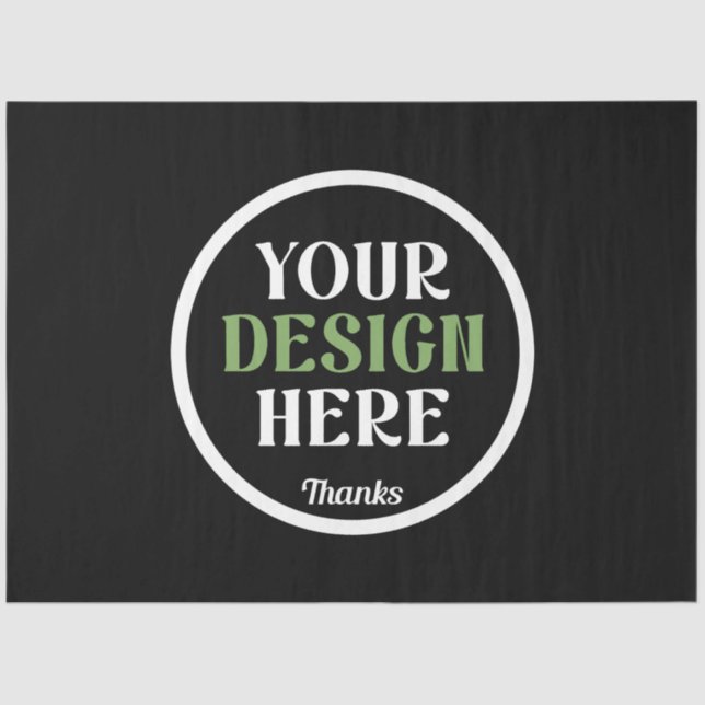 benutzerdefiniert, einzigartig, elegant und minima seidenpapier (Vorderseite)