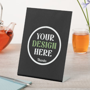 benutzerdefiniert, einzigartig, elegant und minima sockelschild